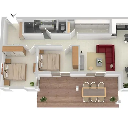 Apartment Leonie - In Der Hafenresidenz Mit Terrasse & Wellness